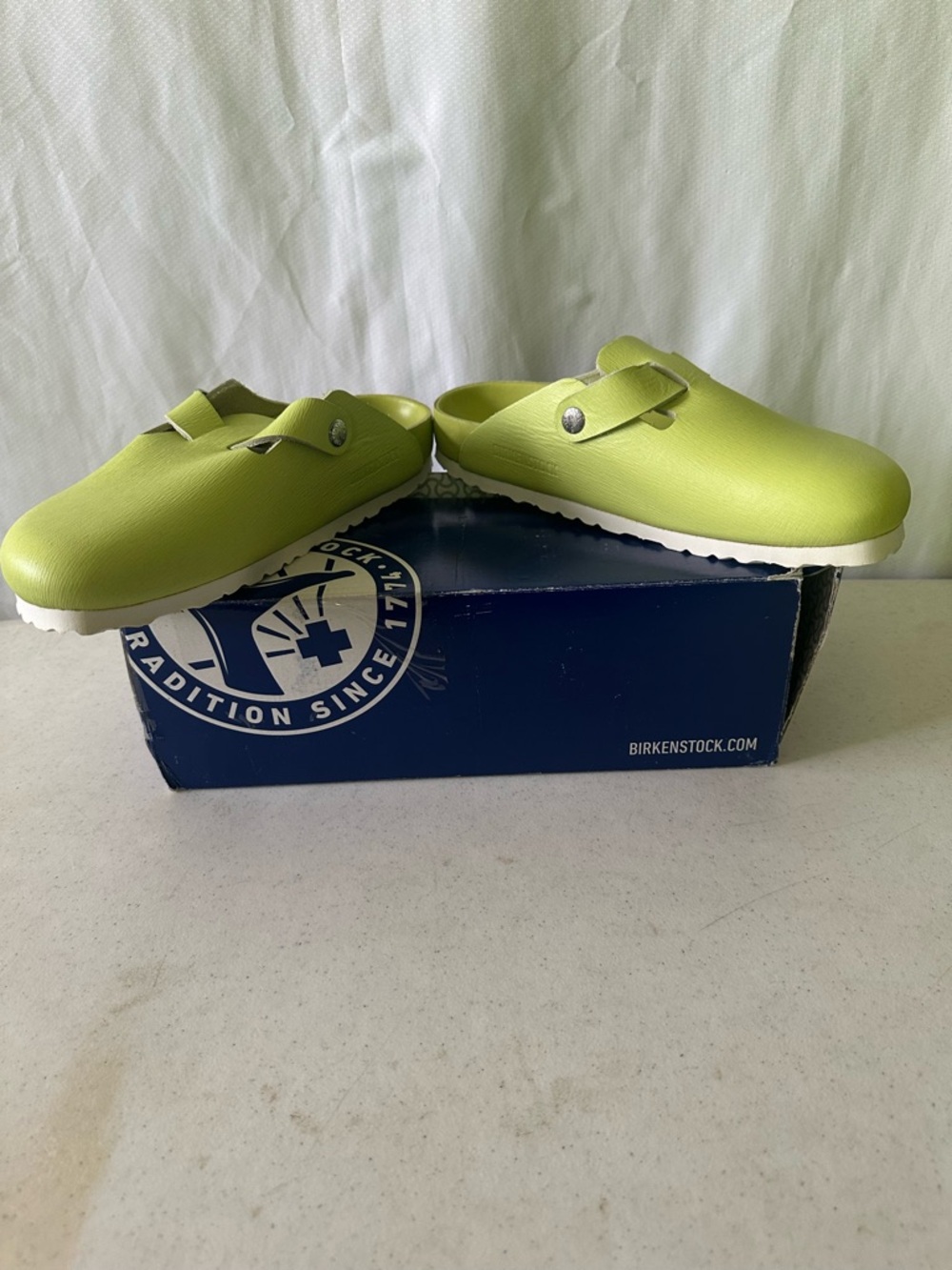 Concepts x Birkenstock Boston BS Epi Lime Clogs EU 39 US 8 New In Box - Picture 6 of 8